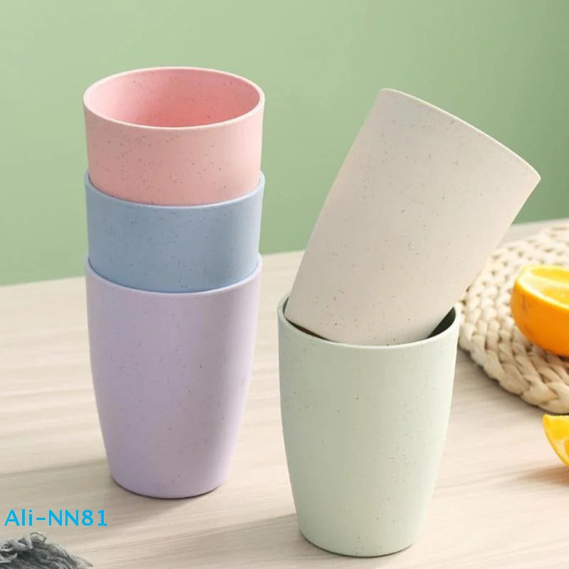 Wheat Straw Cup Potable Drinking Travel Cup - Color Options