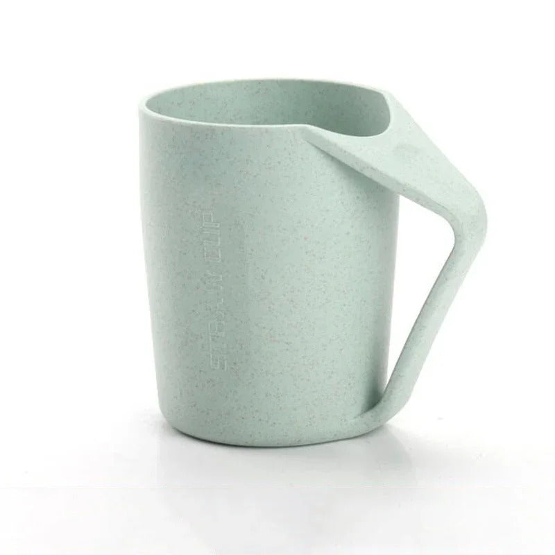 Wheat Straw Kettle Set with 4 Colors Cups Reusable Drinking Mugs - Color Options