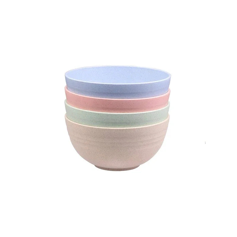 Ramen Salad Bowl Set  Classic Wheat Straw PP Plastic Bowl - Packaging