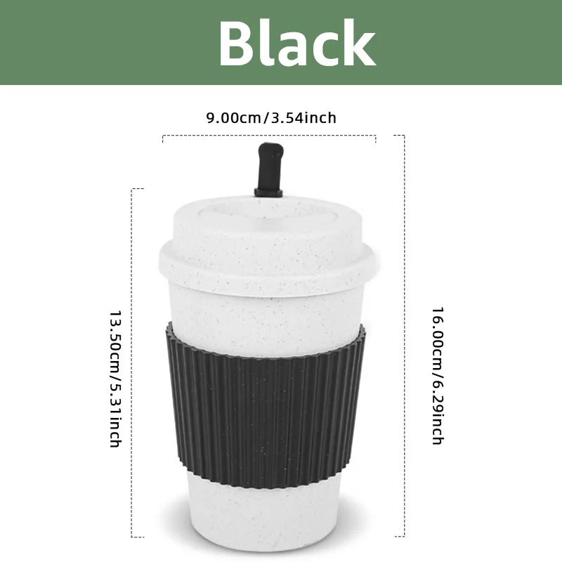 Coffee Tea Cup Wheat Straw  Cup for Outdoor Camping - Packaging