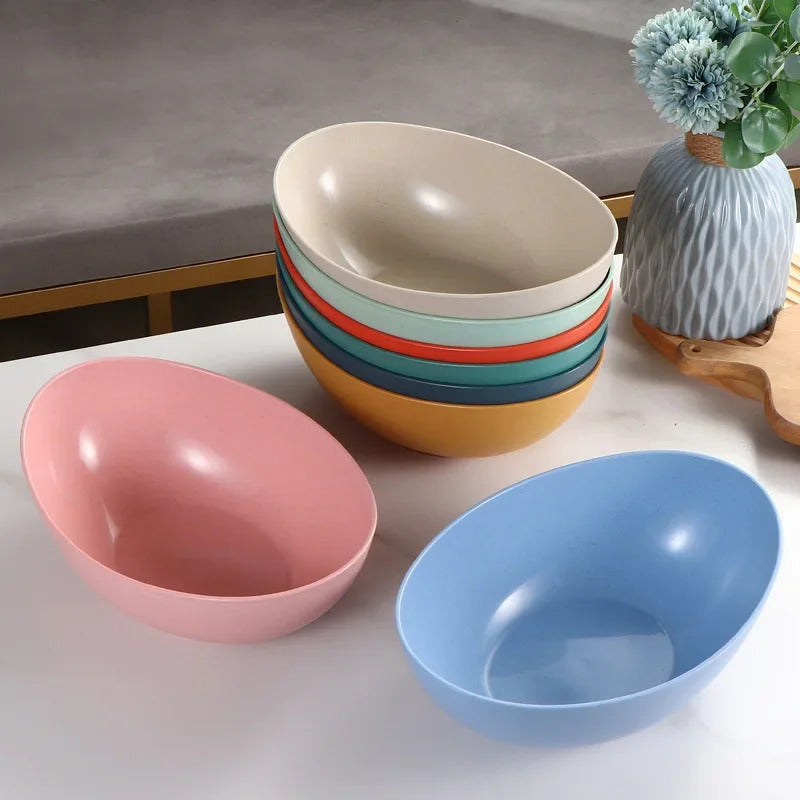 Creative Salad Bowl Kitchen Specialized Food Bowl - Side View