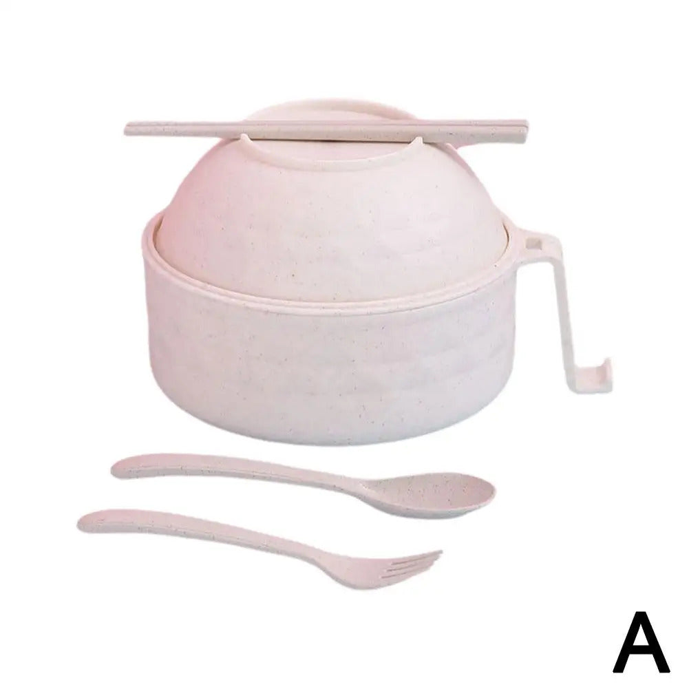Noodle Bowl With Tableware Wheat StrawDraining Water Bowl - View 10