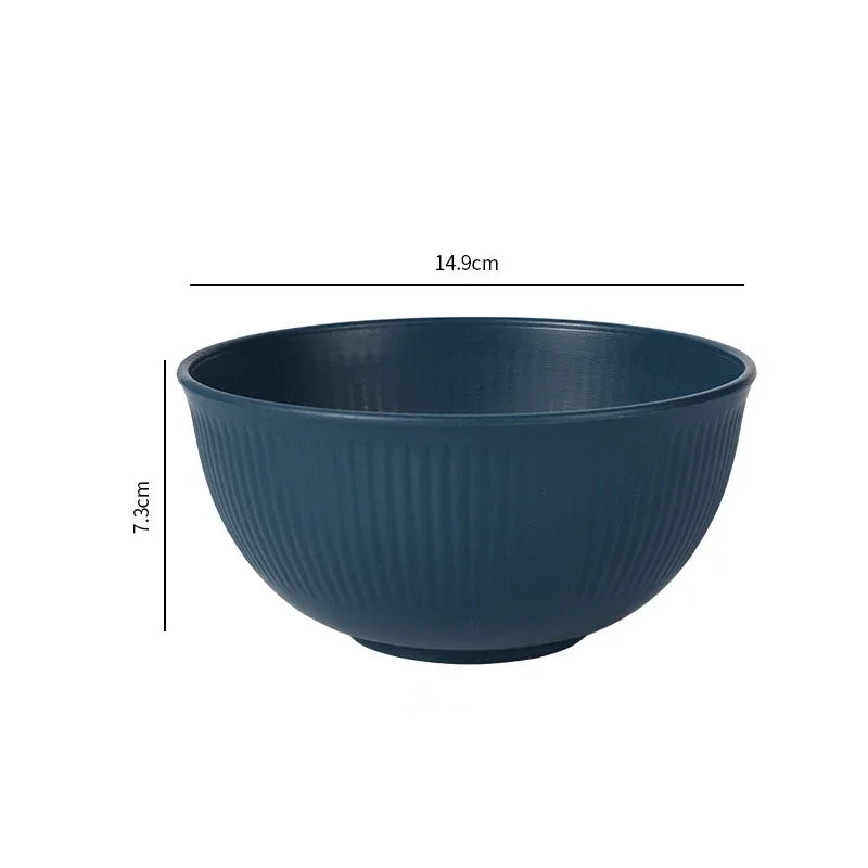 New High Beauty Drop resistant Wheat Straw Plate  Gift Set - Color Options