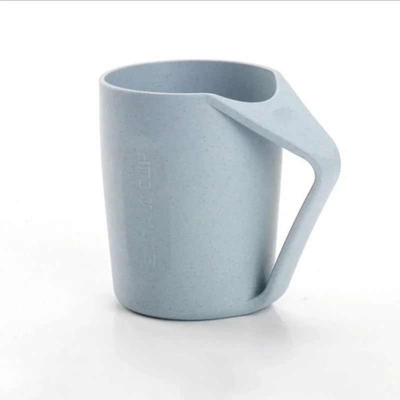 Wheat Straw Kettle Set with 4 Colors Cups Reusable Drinking Mugs - Size Comparison