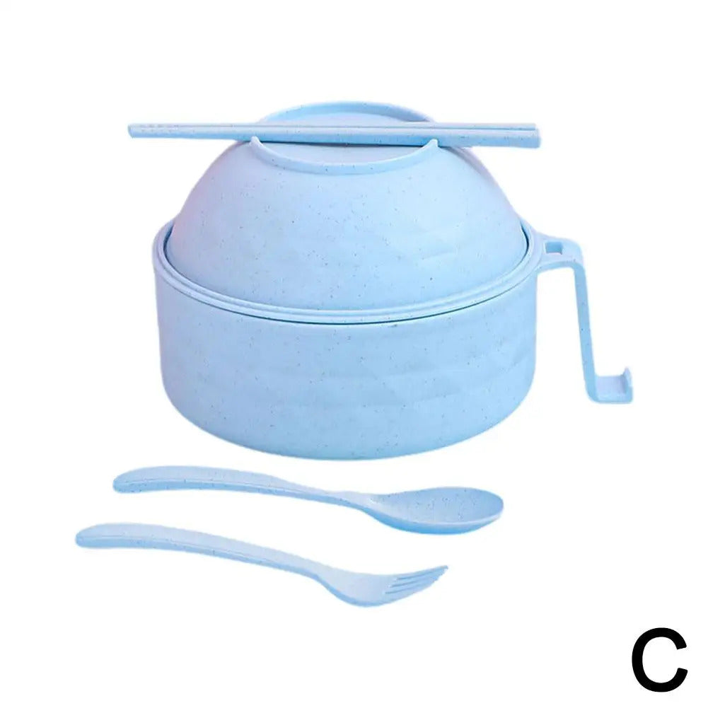 Noodle Bowl With Tableware Wheat StrawDraining Water Bowl - Lifestyle