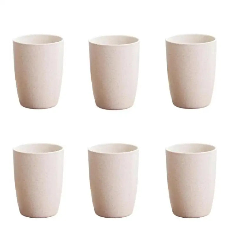 Wheat Straw Cup Potable Drinking Travel Cup - Lifestyle