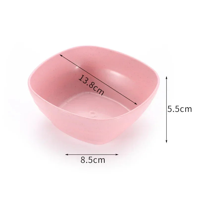 Square Wheat Straw Soup Ramen Food Container - Lifestyle