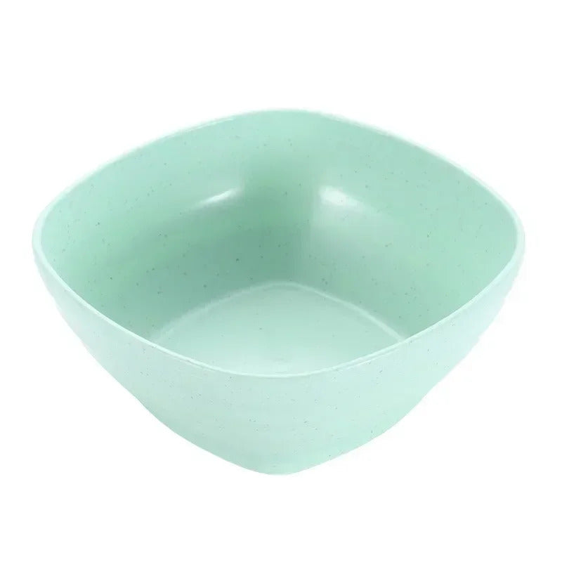 Square Wheat Straw Soup Ramen Food Container - In Use