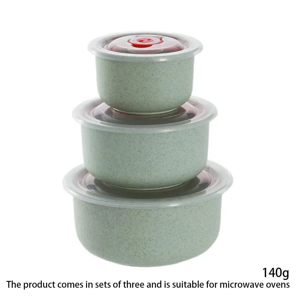 Wheat Straw  Storage Bowl Set Containers For Meal Prep - View 9