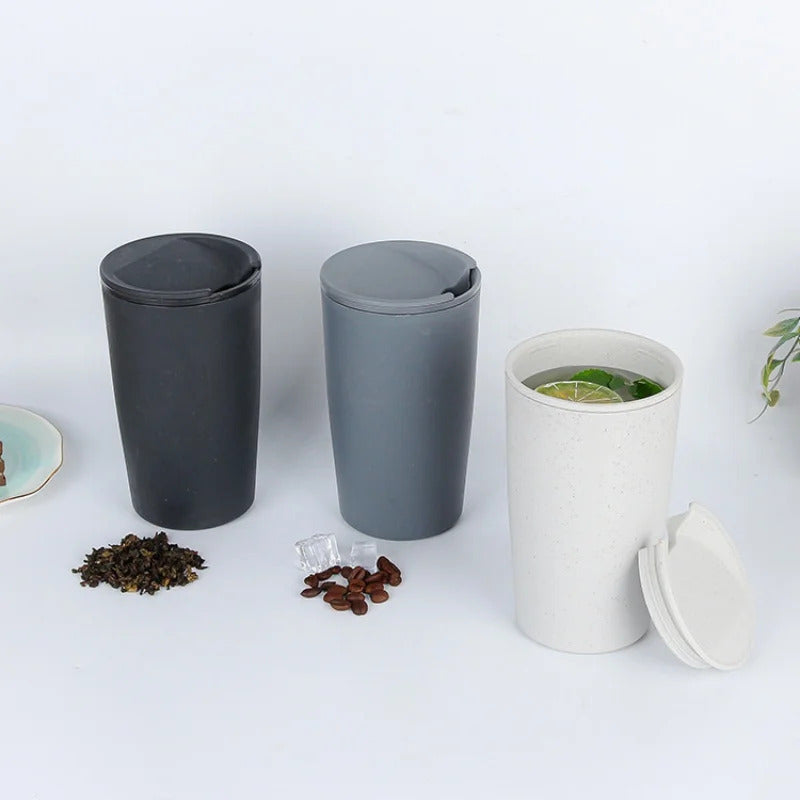 Fashionable and Creative Wheat Straw Coffee Cup - Front View