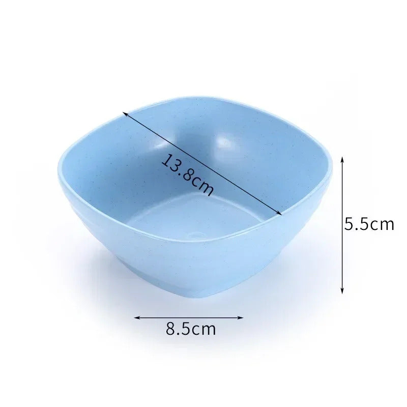 Square Wheat Straw Soup Ramen Food Container - Packaging